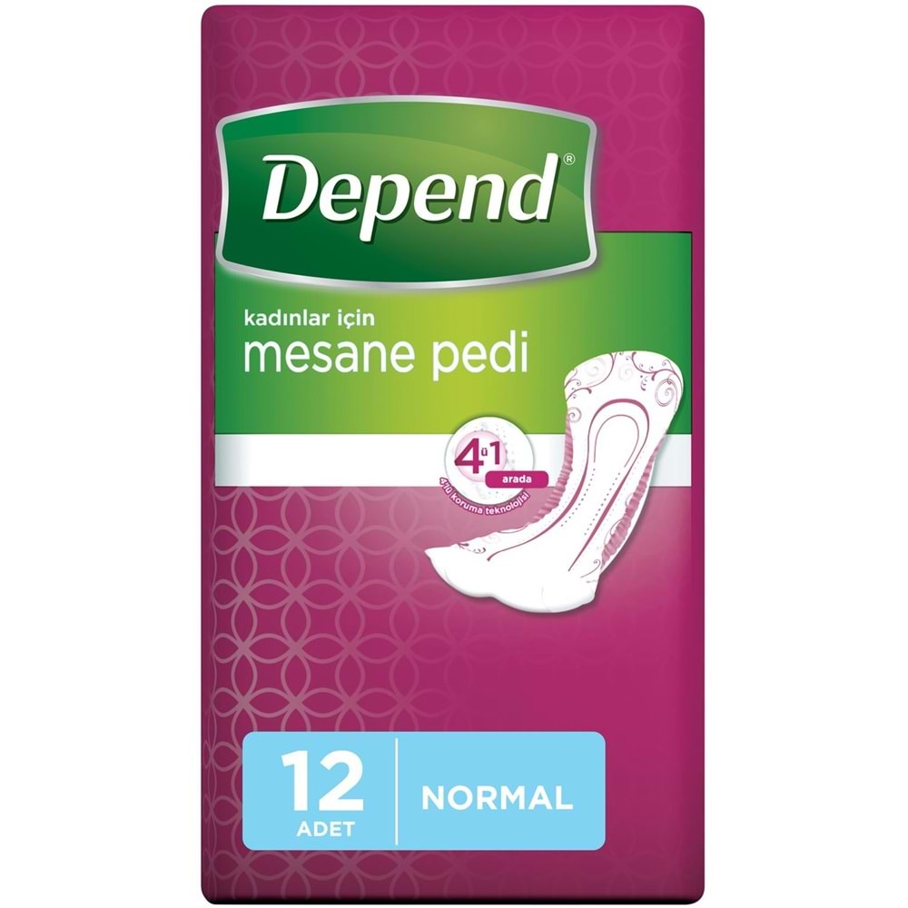 Depend Mesane Pedi Kadın Normal 96 Adet