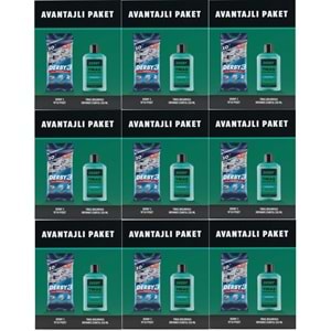 Derby 3 Bıçaklı Traş Bıçağı 10 Lu Pk + Traş Kolonyası 250ML Hediyeli (9 Lu Set)