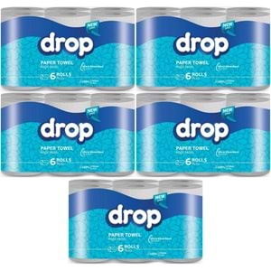 Drop Kağıt Havlu Çift Katlı (30 Lu Pk) (5PK*6)