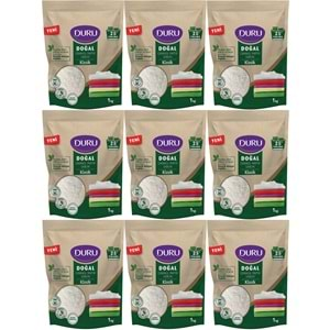 Duru Doğal Granül Matik Sabun Tozu Klasik 9KG (9PK*1) (225 Yıkama)