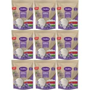 Duru Doğal Granül Matik Sabun Tozu Lavanta 9KG (9PK*1) (225 Yıkama)