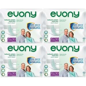 Evony Hasta Bezi Yetişkin Bel Bantlı Tekstil Yüzey Ekstra Büyük (XL) 120 Adet (4PK*30)