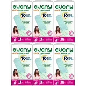 Evony Günlük Mesane Pedi Ekstra Uzun 108 Adet (6PK*18)