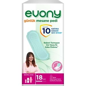 Evony Günlük Mesane Pedi Ekstra Uzun 324 Adet (18PK*18)