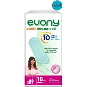 Evony Günlük Mesane Pedi Ekstra Uzun 432 Adet (24PK*18)