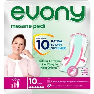 Evony Günlük Mesane Pedi Yoğun 90 Adet (9PK*10)