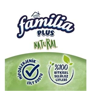 Familia Plus Tuvalet Kağıdı 3 Katlı 64 Lü Paket Natural Organik Bambu Özlü (2PK*32)