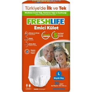 FreshLife Emici Külot Hasta Bezi Large - Büyük - L 60 Adet (2PK*30)