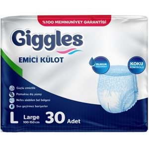 Giggles Hasta Bezi Yetişkin Emici Külot L-Büyük 120 Adet (4Pk*30)