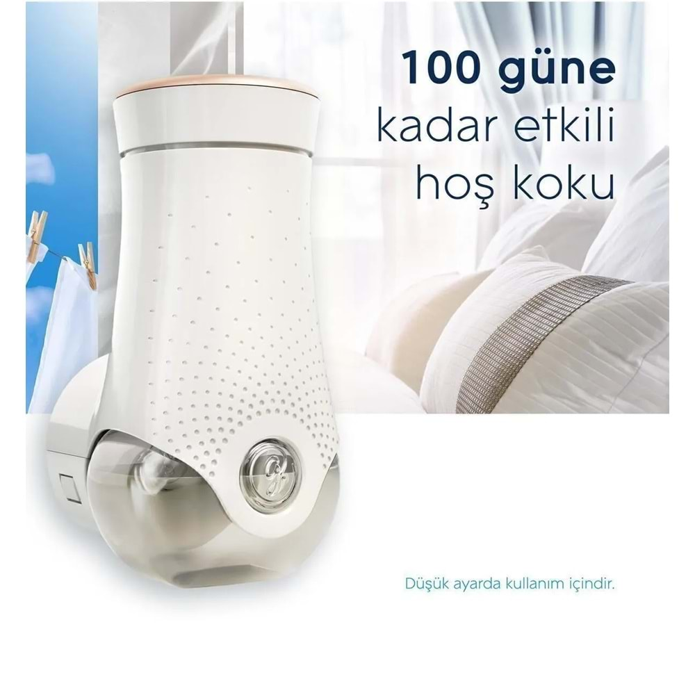 Glade Elektrikli Oda Kokusu Kit Temiz Çarşaf Ferahlığı (3 Lü Set)