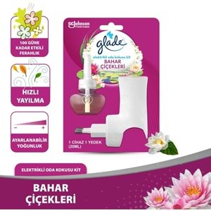 Glade Elektrikli Oda Kokusu Kit Temiz Çiçekleri (2 Li Set)