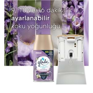 Glade Oda Kokusu Otomatik Sprey Yedek 269ML (4 Lü Set) Lavanta (2PK*2)