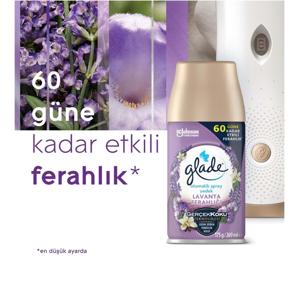 Glade Oda Kokusu Otomatik Sprey Yedek 269ML (6 Lı Set) Lavanta (3PK*2)