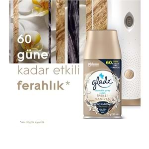 Glade Oda Kokusu Otomatik Sprey Yedek 269ML (12 Li Set) İpeksi Vanilya ve Meyve Çiçek Buketi (6PK*2)