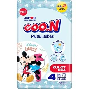 Goon Mutlu Bebek Külot Bebek Bezi Beden:4 (9-14KG) Maxi 90 Adet Jumbo Fırsat Pk