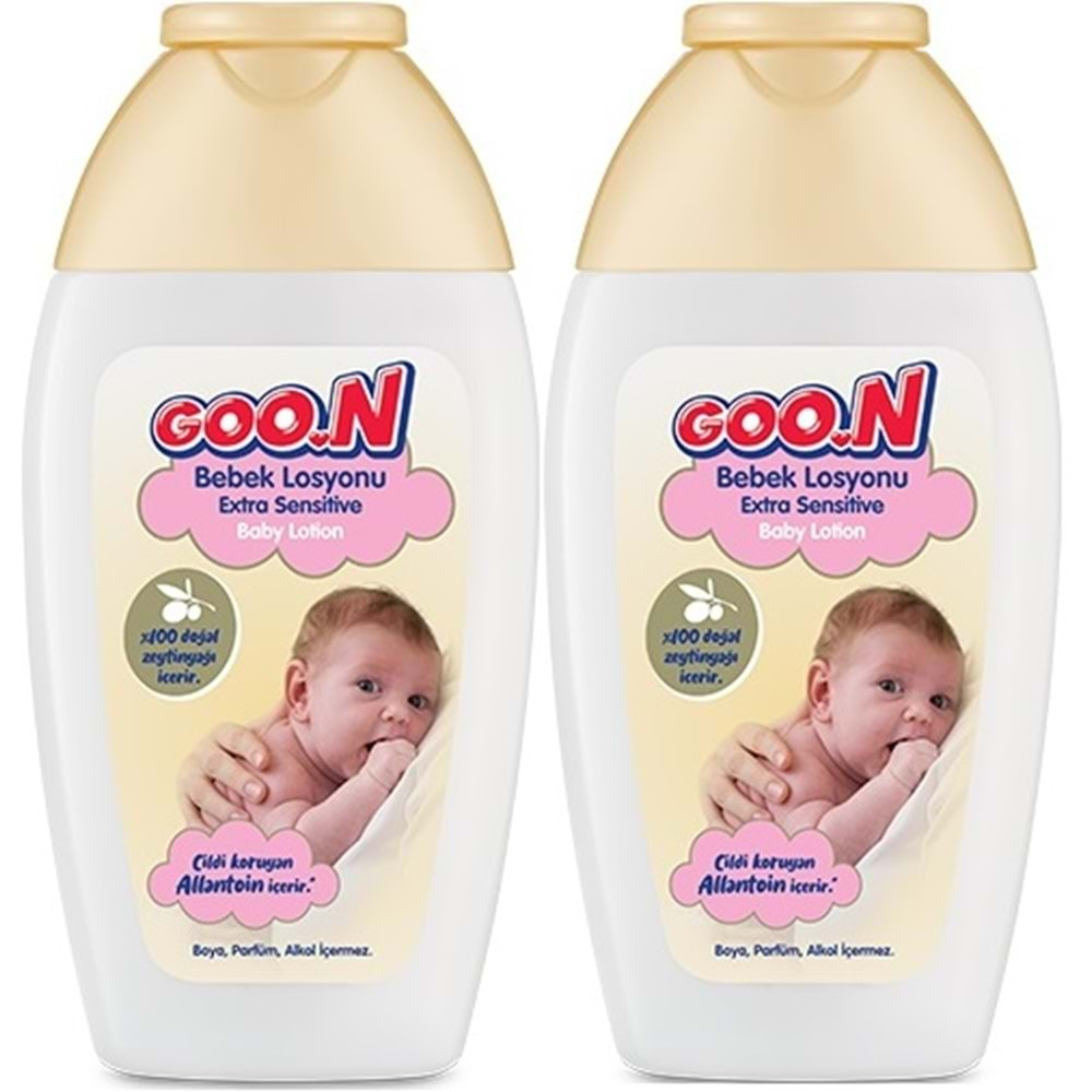 Goon Nemlendirici Bebek Bakım Losyonu 200ML (2 Li Set)