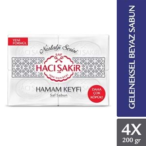 Hacı Şakir Sabun 800GR Hamam Keyfi (Nostalji Serisi) (6 Lı Set)