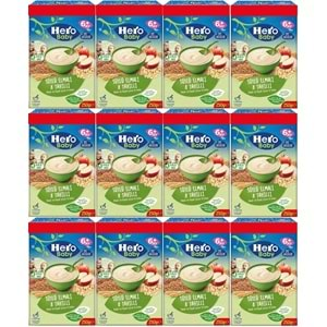 Hero Baby Kaşık Maması 250GR Sütlü Meyveli 8 Tahıllı (Avantaj Pk) (12 Li Set)