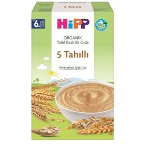 Hipp Organik 5 Tahıllı Kaşık Maması 200Gr 3 Lü Set