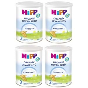 Hipp Organik Combiotic Bebek Sütü 350GR No:2 (4 Lü Set)