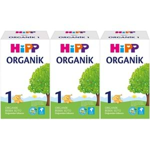 Hipp Organik Bebek Sütü 600GR No:1 (1. Aydan İtibaren) (3 Lü Set)