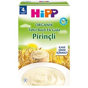 Hipp Organik Pirinçli Tahıl Bazlı Kaşık Maması 200Gr (3 Lü Set)