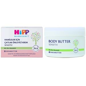 Hipp Mamasanft Hamileler için Çatlak Önleyici Krem Sensıtıv 200ML (2 Li Set)