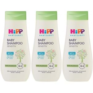 Hipp Babysanft Bebek Şampuanı (Baby Shanmpoo) Sensıtıv 200ML (3 Lü Set)