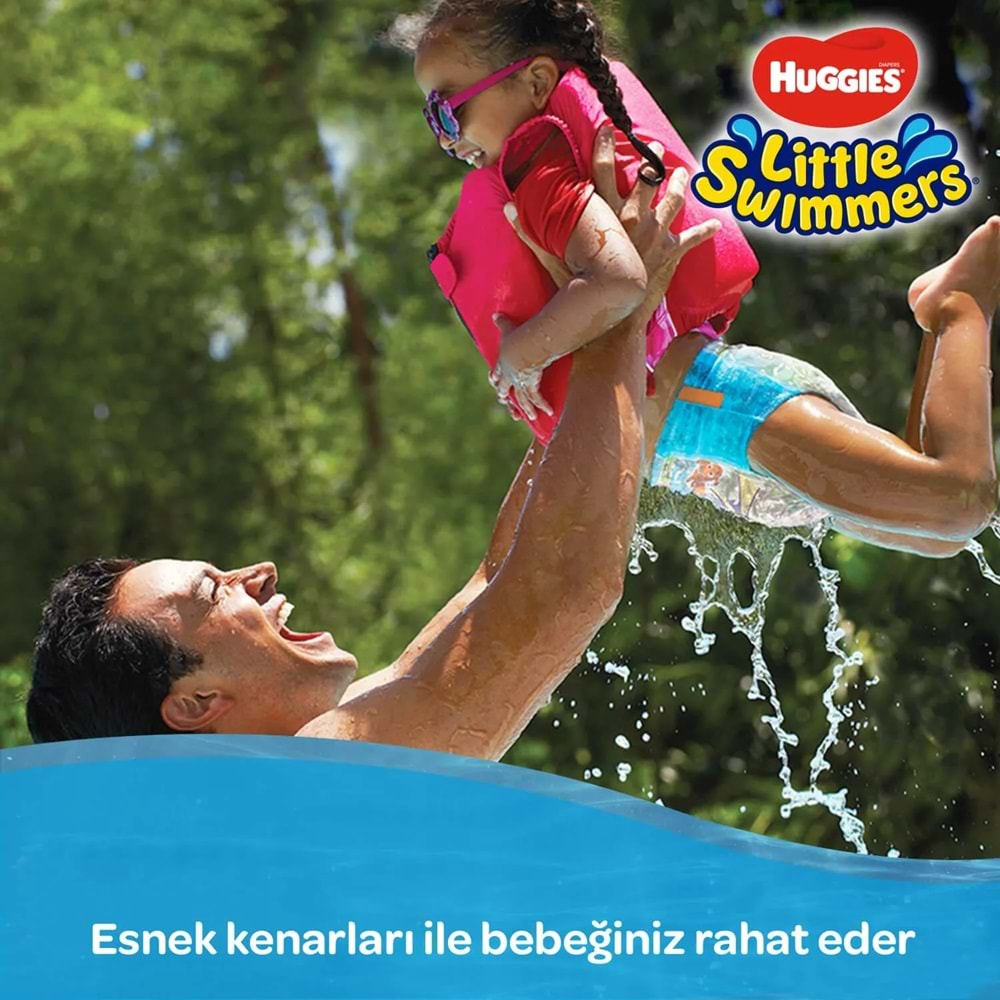 Huggıes Little Swımmers Mayo Bebek Bezi Beden:3-4 (7-15Kg) 60 Adet (5Pk*12)