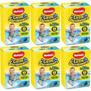 Huggıes Little Swımmers Mayo Bebek Bezi Beden:3-4 (7-15Kg) 72 Adet (6Pk*12)