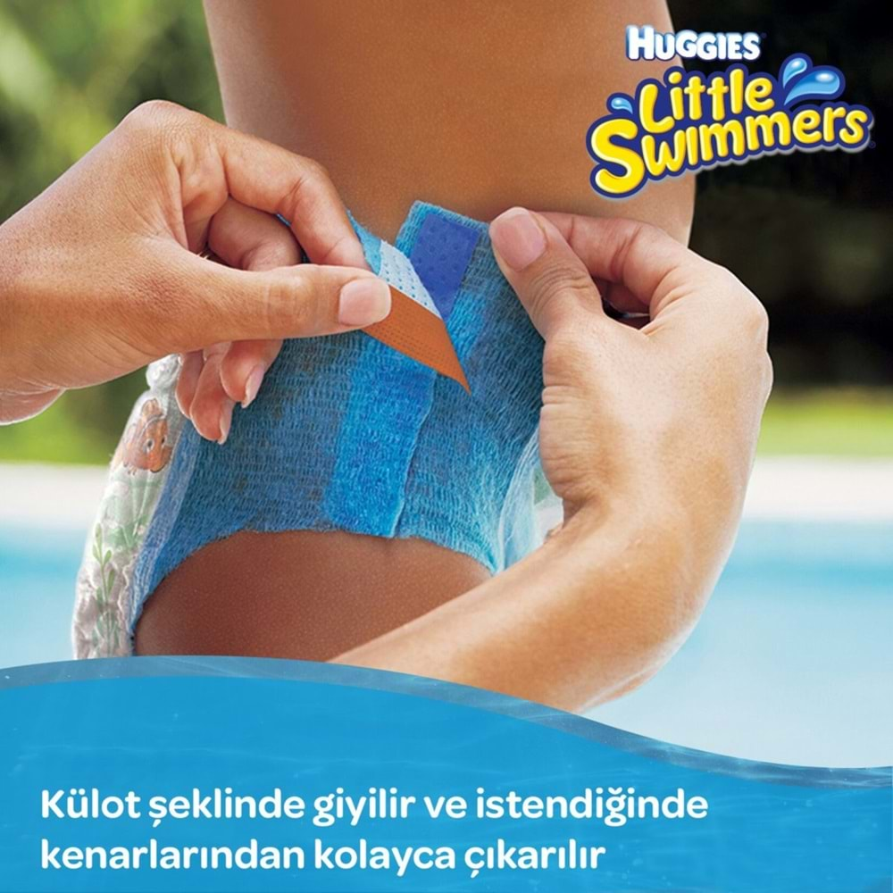 Huggıes Little Swımmers Mayo Bebek Bezi Beden:5-6 (12-18KG) 66 Adet (6PK*11)