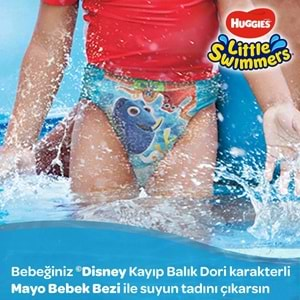 Huggıes Little Swımmers Mayo Bebek Bezi Beden:3-4 (7-15KG) 108 Adet (9PK*12)