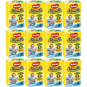 Huggıes Little Swımmers Mayo Bebek Bezi Beden:5-6 (12-18KG) 132 Adet (12PK*11)