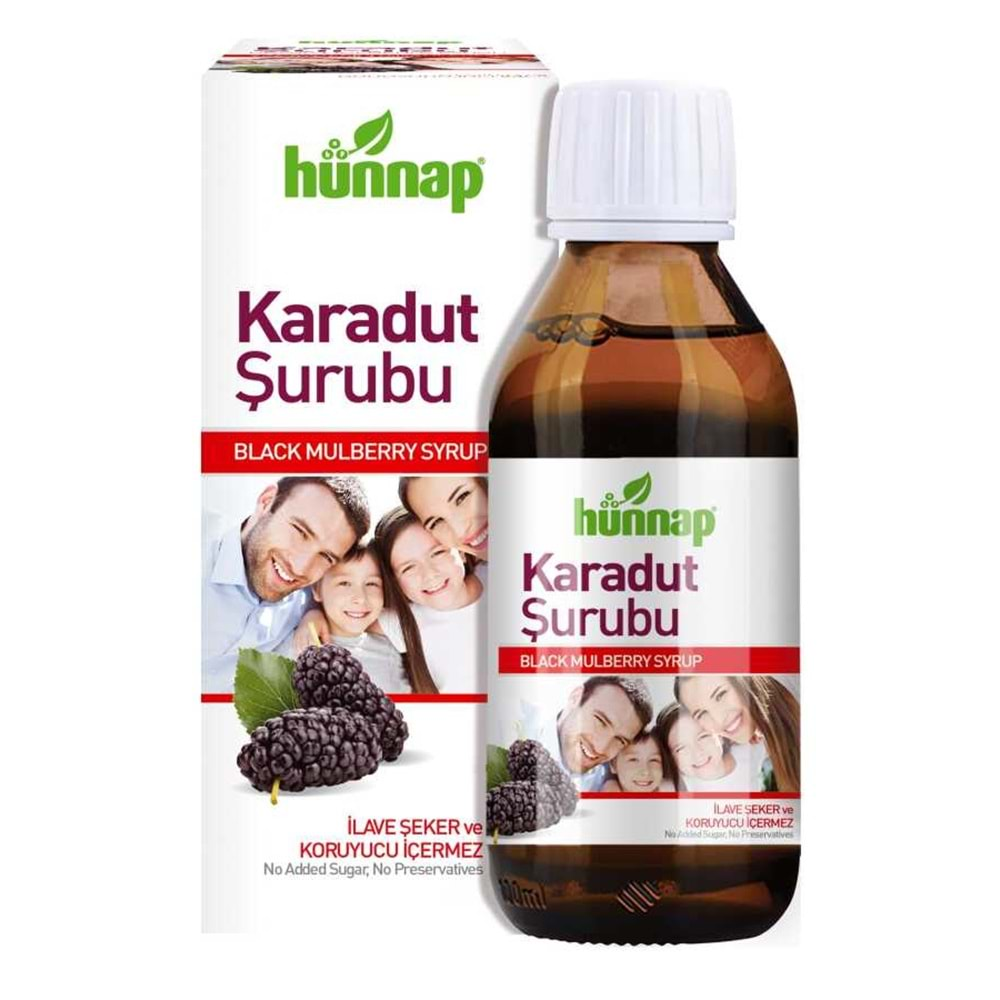 Hünnap Karadut Şurubu 50ML (5 Li Set)