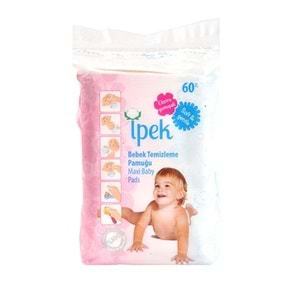 İpek Bebek Temizleme Pamuğu 120 Adet (2Pk*60)