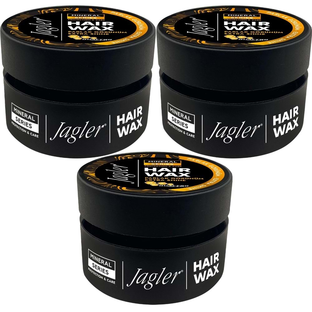 Jagler Süper Wax 150ML Shine Look - Parlak Görünüm (3 Lü Set)