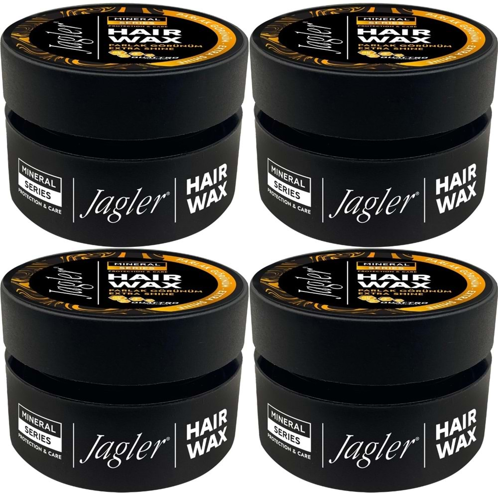 Jagler Süper Wax 150ML Shine Look - Parlak Görünüm (4 Lü Set)