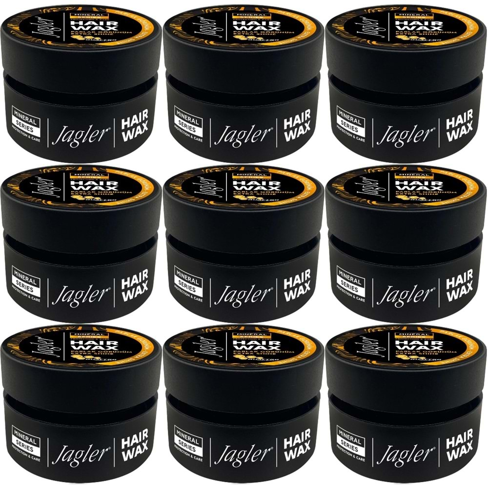 Jagler Süper Wax 150ML Shine Look - Parlak Görünüm (9 Lu Set)