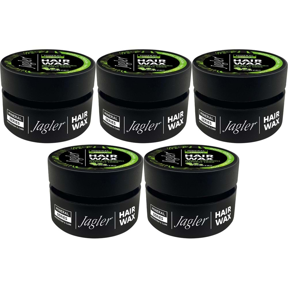 Jagler Süper Wax 150ML Natural Look - Doğal Görünüm (5 Li Set)