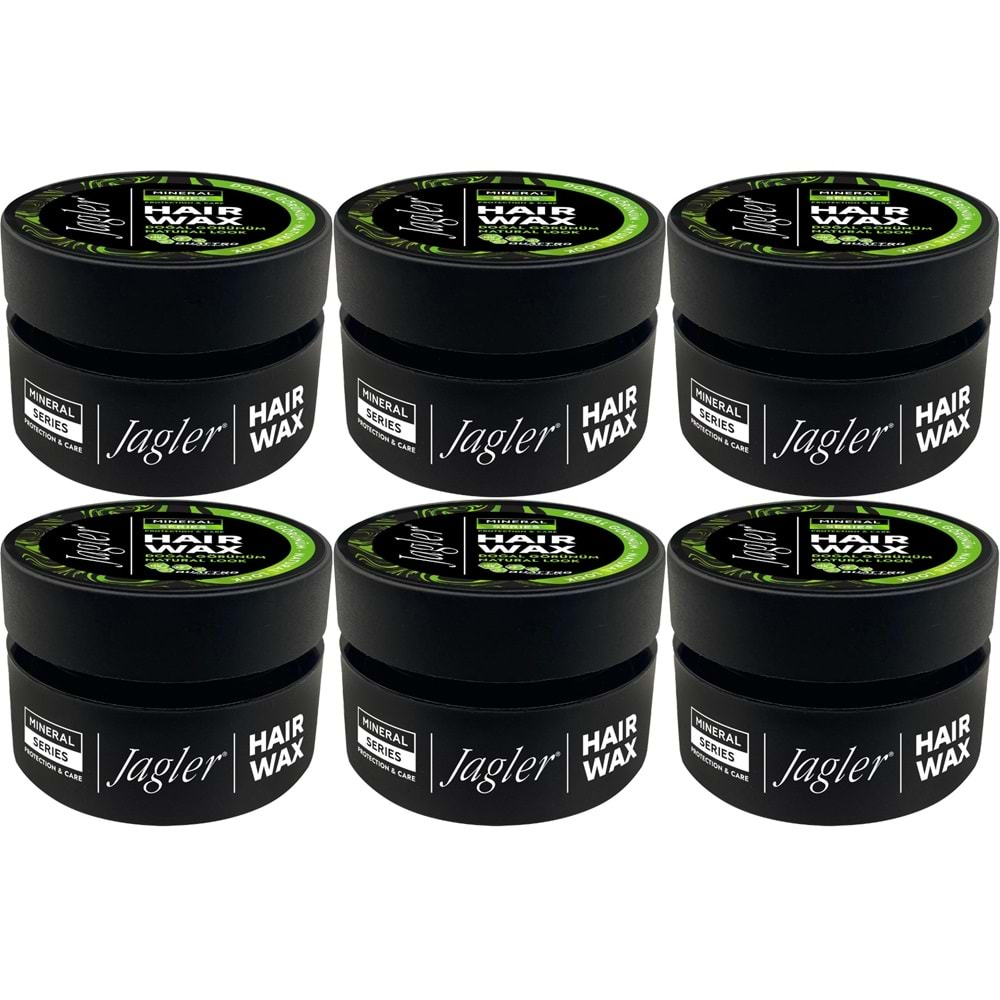 Jagler Süper Wax 150ML Natural Look - Doğal Görünüm (6 Lı Set)