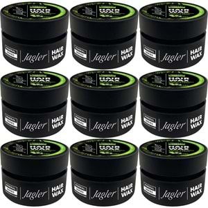 Jagler Süper Wax 150ML Natural Look - Doğal Görünüm (9 Lu Set)