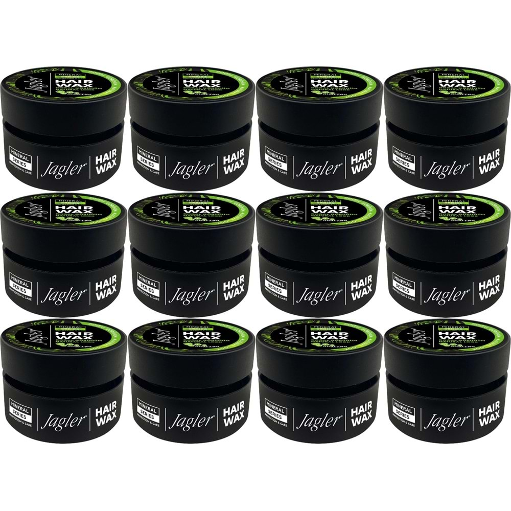 Jagler Süper Wax 150ML Natural Look - Doğal Görünüm (12 Li Set)