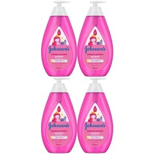 Johnsons Baby Bebek Şampuanı 750ML Işıldayan Parlaklık (4 Lü Set)