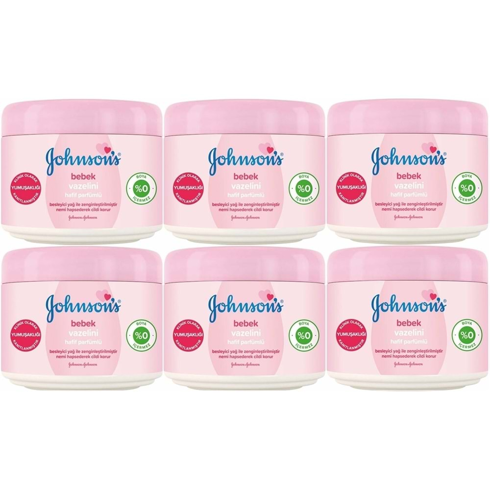 Johnsons Baby Bebek Vazelini Hafif Parfümlü 100ML (6 lı Set)