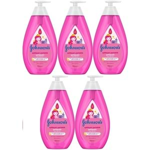 Johnsons Baby Bebek Şampuanı 750ML Işıldayan Parlaklık (5 Li Set)