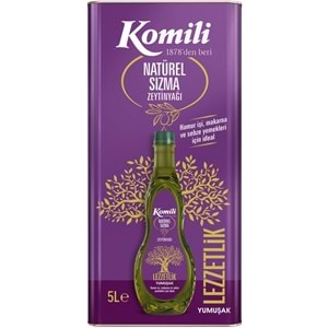 Komili Zeytinyağı 15LT Natural Ege Sızması (Teneke) (3PK*5LT)