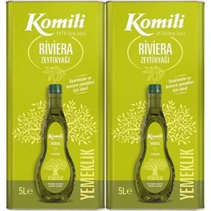 Komili Zeytinyağı 10LT Riviera (Teneke) (2PK*5LT)