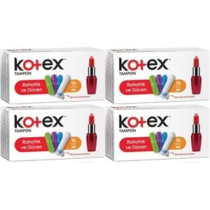 Kotex Tampon Mini 64 Lü Set (4PK*16)