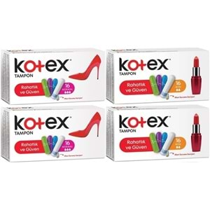 Kotex Tampon Normal - Mini 64 Lü Karma Set (4PK*16)