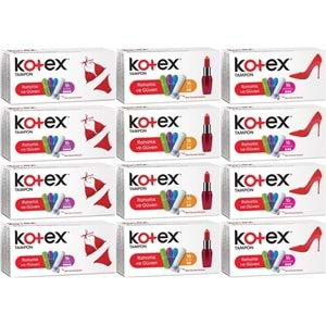 Kotex Tampon Süper - Mini - Normal 192 Li Karma Set (12PK*16)